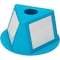 Global Industrial Inventory Control Cone W/ Dry Erase Decals, 10L x 10W x 5H, Turquoise B1845751 - alternate 1